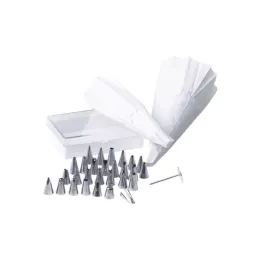 Kit douilles décoration 32 pièces inox